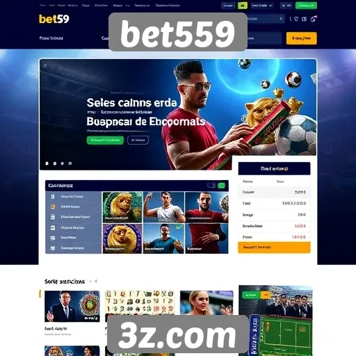 Facilidade de navegação e design do site bet559